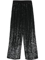 P.A.R.O.S.H. pantalon à ornements de sequins - Noir