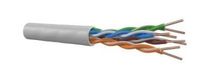 Enzo UTP CAT5E 4x2 AWG24 100m grijs massief - 1381530