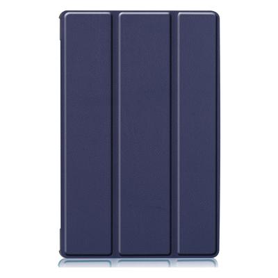 Shop4 - Lenovo Tab M10 Plus Hoes - Smart Book Case Donker Blauw
