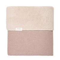 Koeka Cairo baby wiegdeken teddy 75x100 cm plum