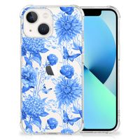 Case voor iPhone 13 Flowers Blue - thumbnail