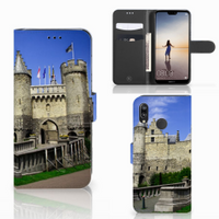 Huawei P20 Lite Flip Cover Kasteel