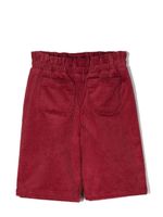 Chloé Kids pantalon droit en velours côtelé - Rose - thumbnail