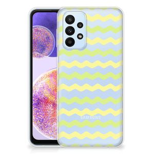 Samsung Galaxy A23 TPU bumper Waves Yellow