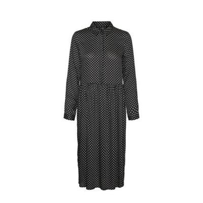 VERO MODA jurk VMFIE met stippen zwart/wit VERO MODA jurk VMFIE met stippen zwart/wit