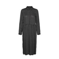 VERO MODA jurk VMFIE met stippen zwart/wit