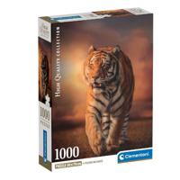 Clementoni High Quality Collection Puzzel Tijger 1000 Stukjes - thumbnail