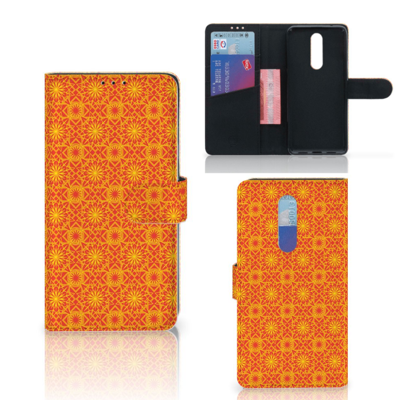 OnePlus 7 Pro Telefoon Hoesje Batik Oranje OnePlus 7 Pro Telefoon Hoesje Batik Oranje