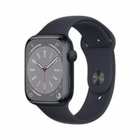 Refurbished Apple Watch Series 8 GPS 41 mm Aluminium Middernacht Als nieuw - thumbnail