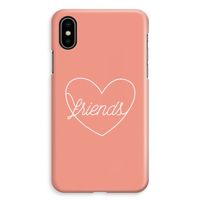 Friends heart: iPhone XS Max Volledig Geprint Hoesje - thumbnail