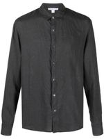 James Perse classic-collar linen shirt - Gris