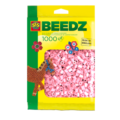 SES Creative Beedz Strijkkralen 1000 parelmoer roze SES Creative Beedz Strijkkralen 1000 parelmoer roze