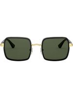 Persol lunettes de soleil à monture oversize - Noir