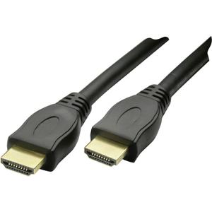 Schwaiger HDM0300043 HDMI-kabel HDMI Aansluitkabel HDMI-A-stekker, HDMI-A-stekker 3.00 m Zwart 4K UHD, Vergulde steekcontacten