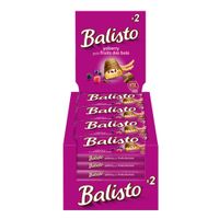 Balisto - yoberry en bosvruchten chocoladereep - 20x 2 repen