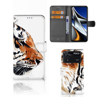 Hoesje Xiaomi Poco X4 Pro 5G Watercolor Tiger - thumbnail