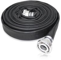 Brandweerslang - 20 meter - Premium - Slijtvast - Compleet - 52mm / 2" - 2x Storz Koppeling - Nok 81