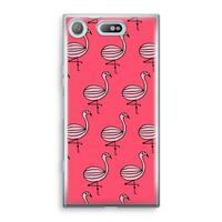 Flamingo: Sony Xperia XZ1 Compact Transparant Hoesje