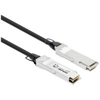 Intellinet 508490 InfiniBand en Glasvezelkabel 0,5 m QSFP+ Zwart, Zilver - thumbnail