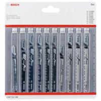 Bosch Accessories 2607011169 Decoupeerzaagbladenset Wood, 10-delig 10 stuk(s)