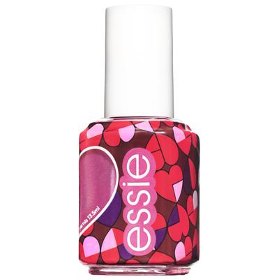 Essie valentine 2020 valentijn 2020 limited edition - 671 piece, love & chocolate - roze - metallic nagellak - 13,5 ml