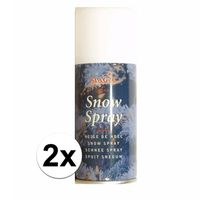 2 Sneeuwspray spuitbussen 150 ml   -