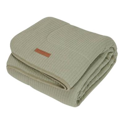 Little Dutch baby ledikantdeken 110x140 cm Pure & soft Pure Olive