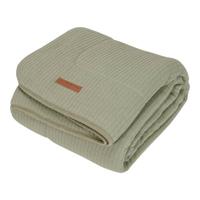 Little Dutch baby ledikantdeken 110x140 cm Pure & soft Pure Olive