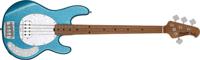 Sterling by Music Man StingRay Ray34 Blue Sparkle elektrische basgitaar met deluxe gigbag