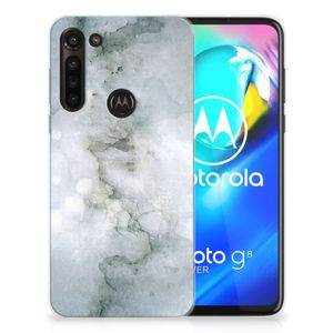 Hoesje maken Motorola Moto G8 Power Painting Grey