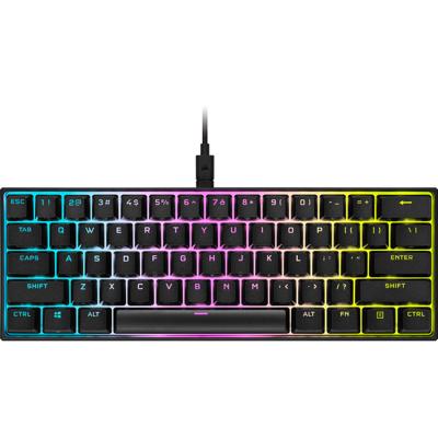 Corsair K65 RGB Mini Mechanisch Gaming Toetsenbord Cherry MX Red Qwerty Corsair K65 RGB Mini Mechanisch Gaming Toetsenbord Cherry MX Red Qwerty