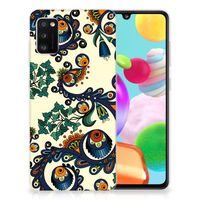 Siliconen Hoesje Samsung Galaxy A41 Barok Flower