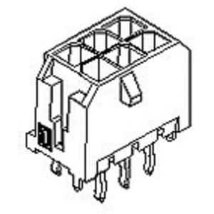 Molex 440670201 Male behuizing (board) Inhoud: 1 stuk(s)