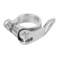 VWP Zadelpenklem snelspanner 31,8mm zilver - thumbnail