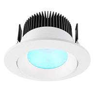 KapegoLED plafondinbouwlamp, COB 94 RGBW, RGB + warmwit, spanningsconstant, 24 V DC, 16 W, wit-mat EEK: A