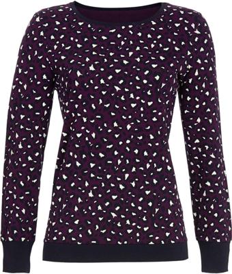 Paars panterprint pyjamashirt Ringella Paars panterprint pyjamashirt Ringella