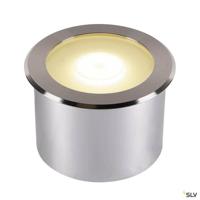 SLV Grote led grondspot Dasar Flat zacht wit licht 1006107