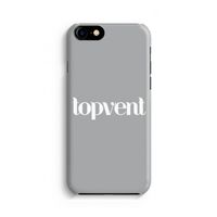 Topvent Grijs Wit: Volledig Geprint iPhone 7 Hoesje - thumbnail