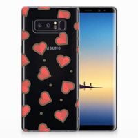 Samsung Galaxy Note 8 TPU bumper Hearts