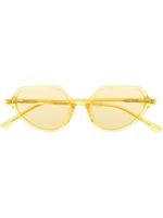 Linda Farrow lunettes de soleil C7 à monture papillon - Jaune - thumbnail