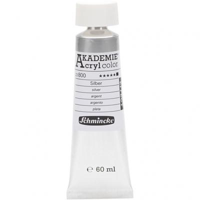 Schmincke tube acrylverf Akademie 60 ml zilver Schmincke tube acrylverf Akademie 60 ml zilver