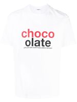 CHOCOOLATE t-shirt en coton à imprimé graphique - Blanc