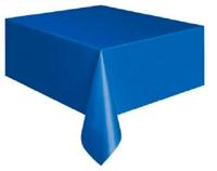 Kunststof tafelkleed, gestippeld, 274 x 137,2 cm, koningsblauw Tafelkleed Eén maat koningsblauw