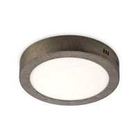 Light depot - LED plafondlamp Ska 22,5 rond - burned metal - Outlet