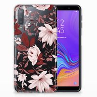 Hoesje maken Samsung Galaxy A7 (2018) Watercolor Flowers - thumbnail