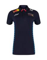 Red Bull Racing F1 Max Verstappen Team poloshirt voor dames, Nachthemel, L