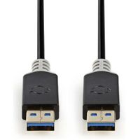 Kabel USB 3.0 | A male - A male | 2,0 m | Antraciet [CCBW61000AT20]