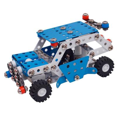 Metal Techno Bouwpakket Delta Police 15,5 Cm Staal Blauw/grijs 269-delig