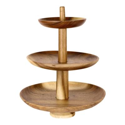 Houten Etagère 3 Niveau's Houten Etagère 3 Niveau's