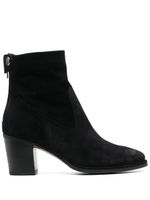 Alberto Fasciani bottines en daim - Noir